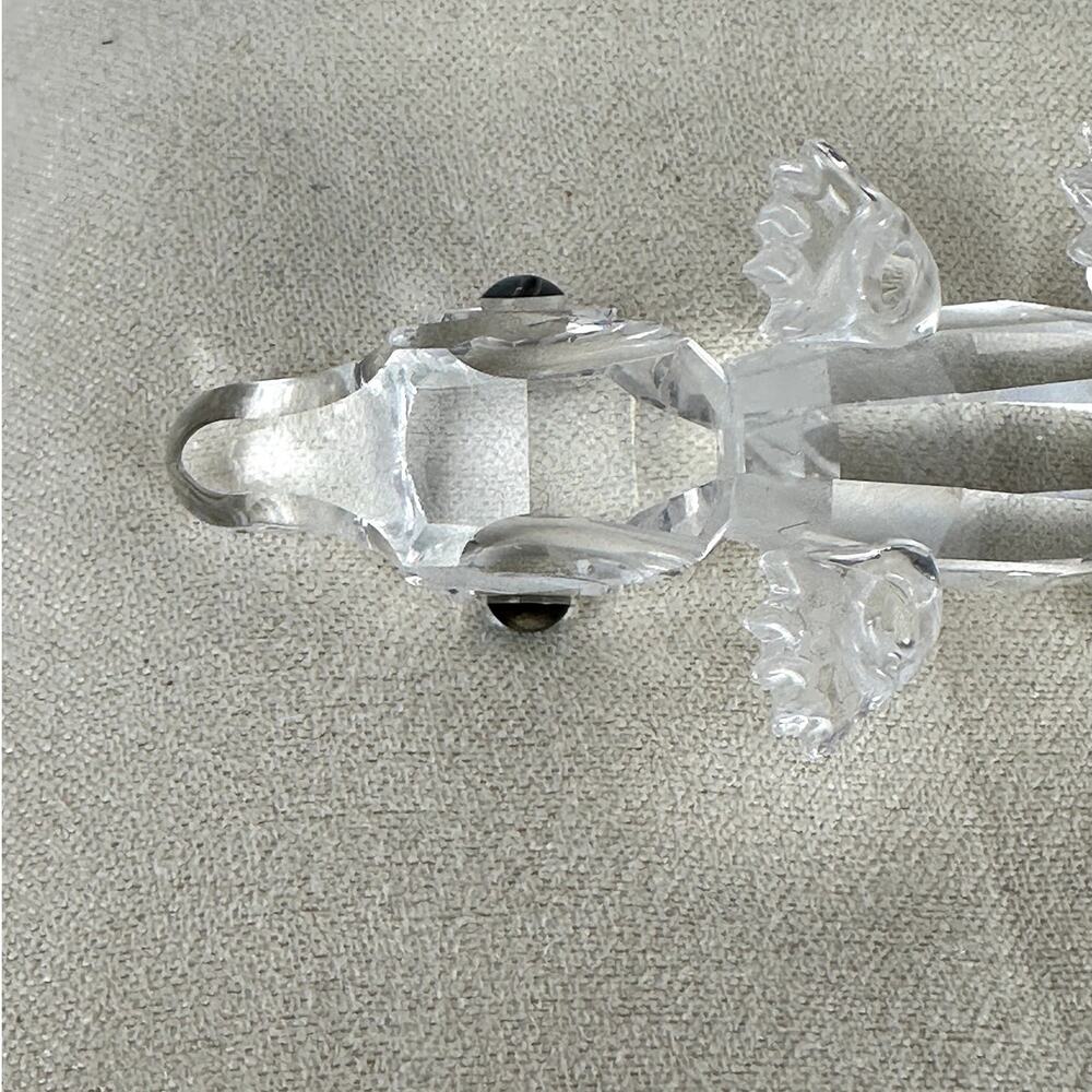 Swarovski Crystal Baby Alligator Black Eyes #221629 1998-2005 Michael Stamey - Picture 6 of 9